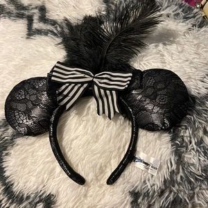 Black Halloween Minnie Ears